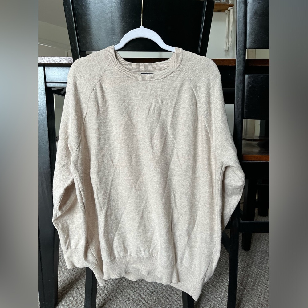 J. Crew 100% Cotton Cream Sweater